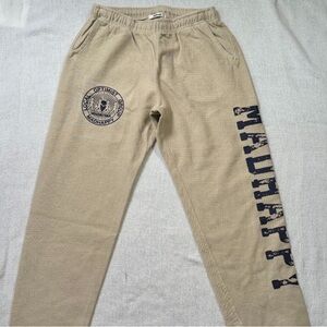 MADHAPPY beige French terry sweats